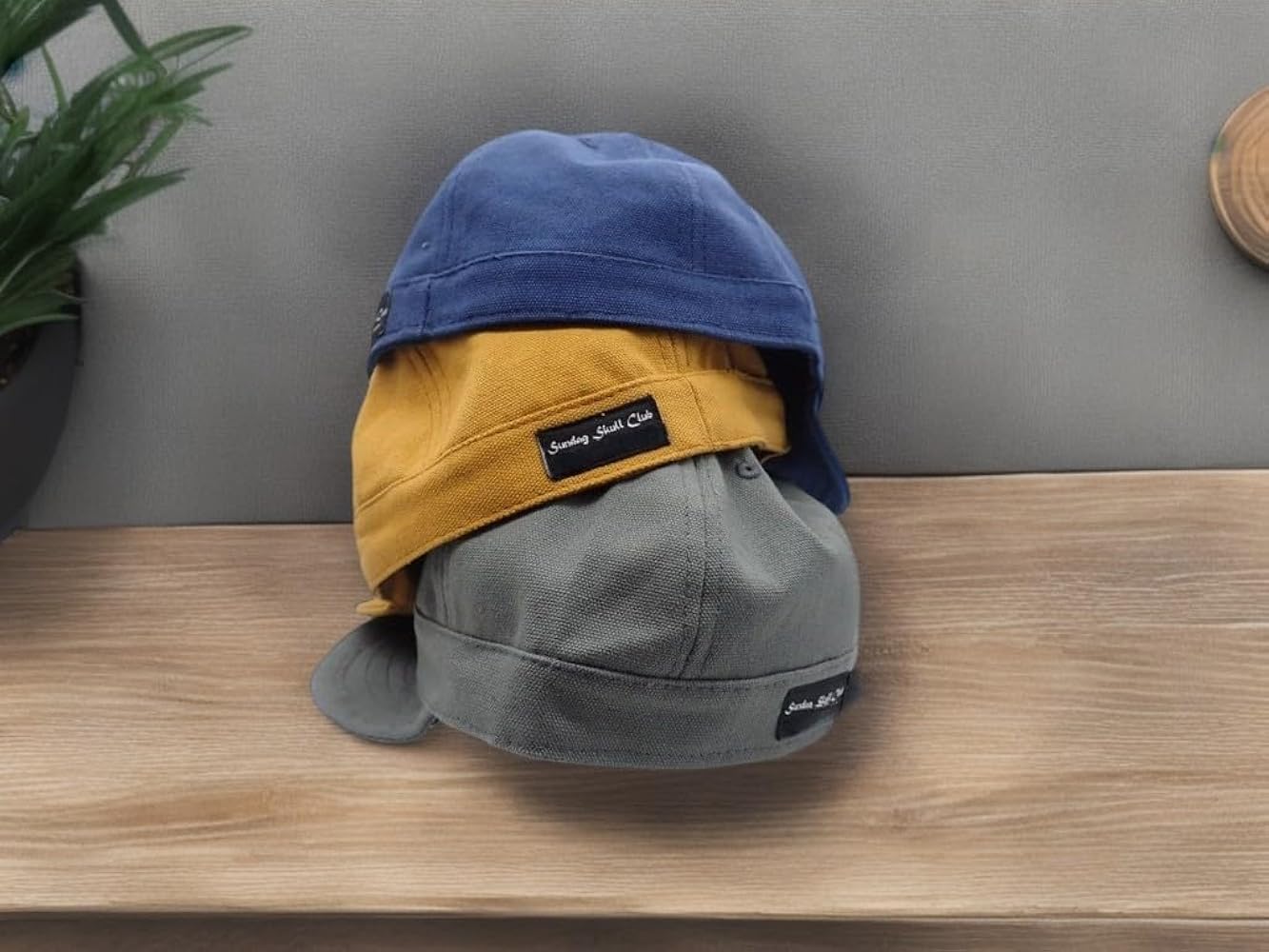 CRESTERBRIDGE＊ストーンベージュチェックつばワークキャップ CRESTERBRIDGE＊ストーンベージュチェックつばワークキャップ